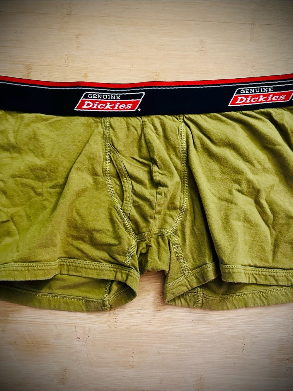 Dickies Olive Green Boxer Briefs with Branded Waistband